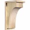Ekena Millwork Huntington Rough Sawn Corbel w/Backplate, Douglas Fir, 8"W x 10"D x 18"H COR08X10X18HUN01RDF - alternate 1
